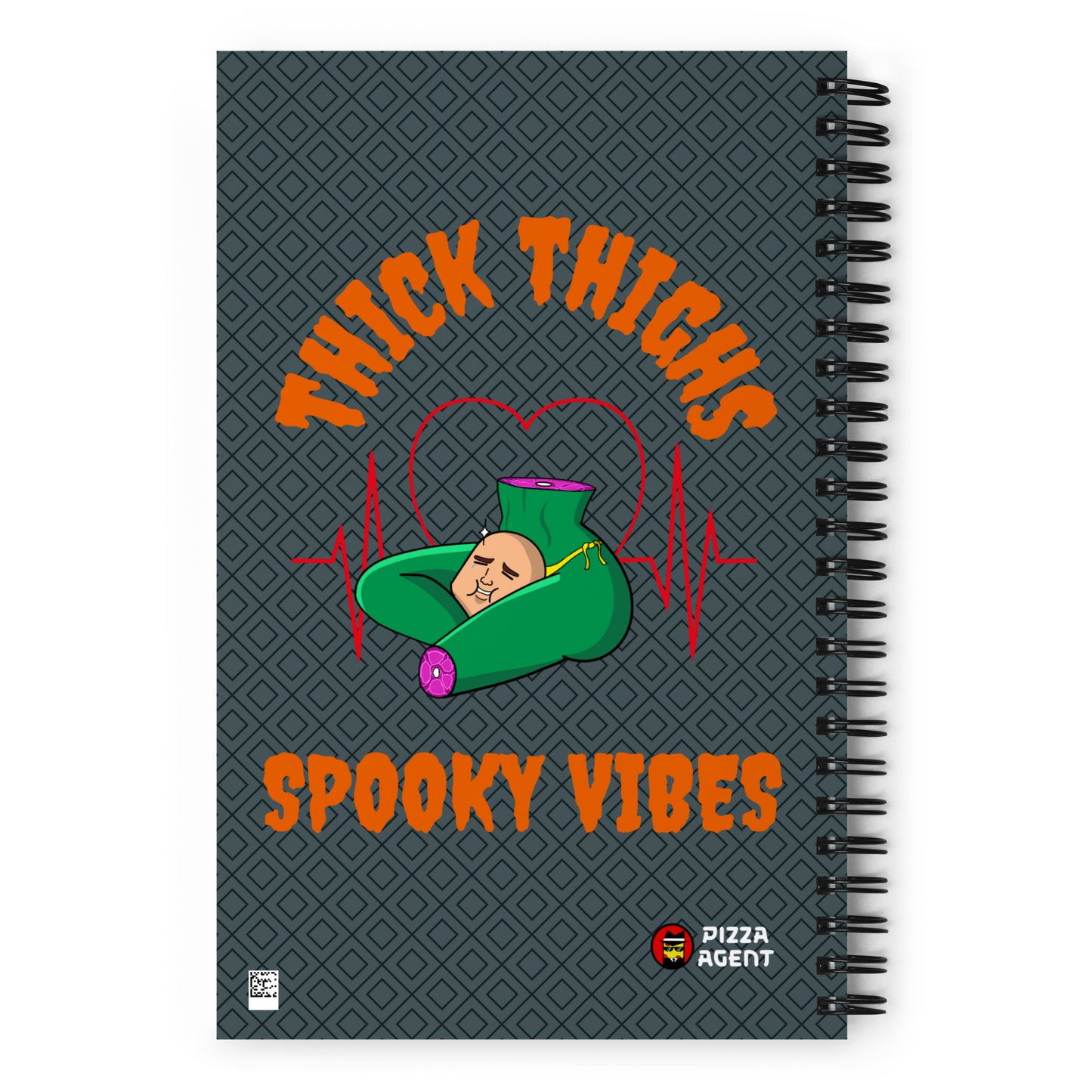 Thigh Thigs Spooky Vibes Spiral notebook