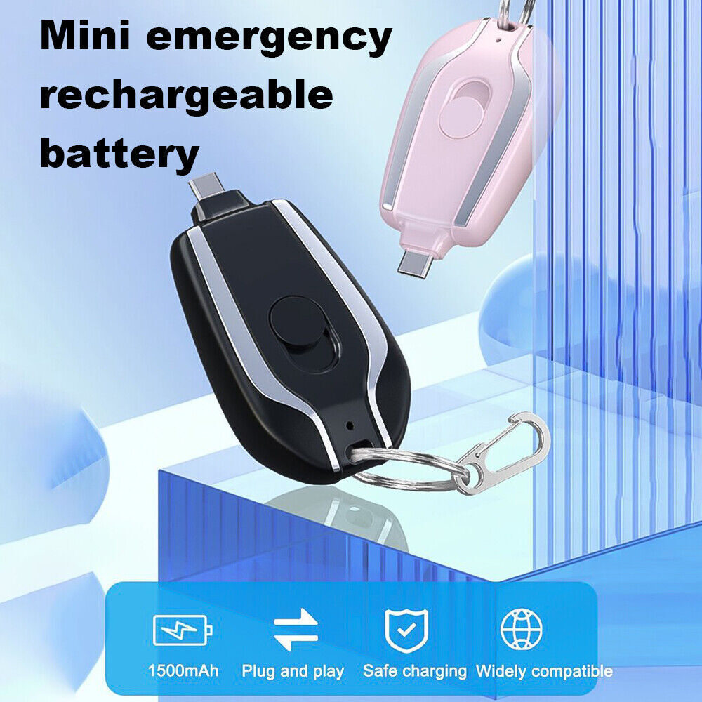 Keyring Chargers 1500mA | Portable Apple Charger | Charger Keychains | Usb Keychain