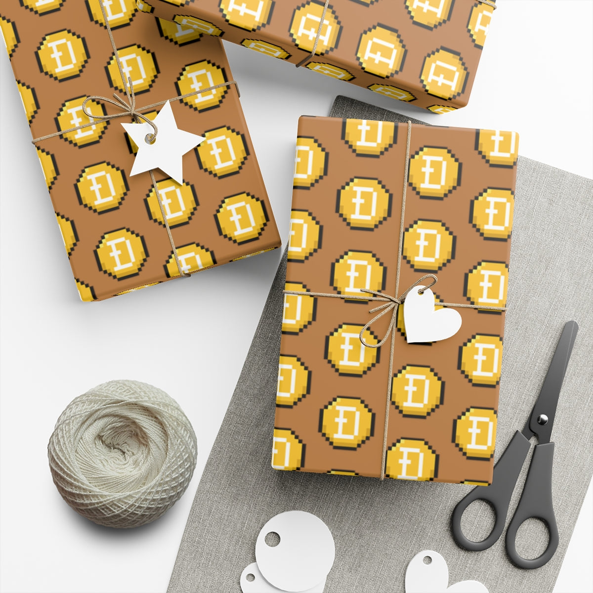 Doge Coin Eco Gift Wrapping Paper