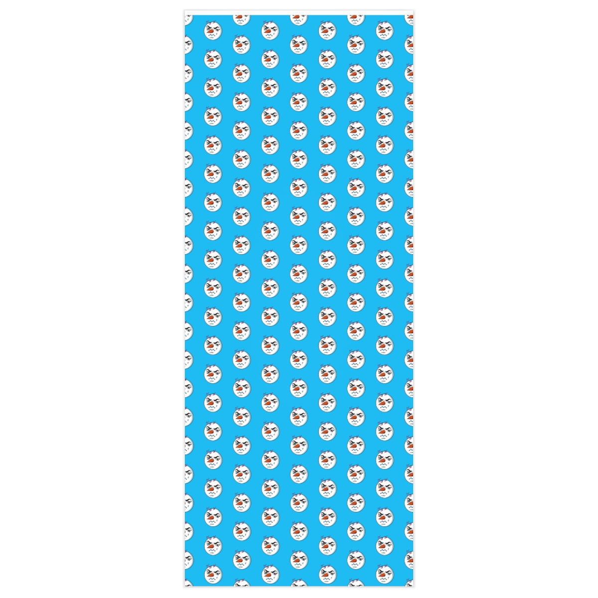 Snowman Dio Face Wrapping Paper