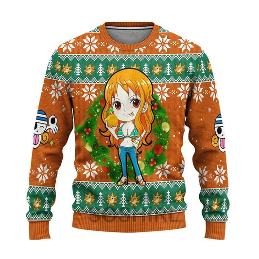 Nami Ugly Christmas Sweatshirt One Piece Merch