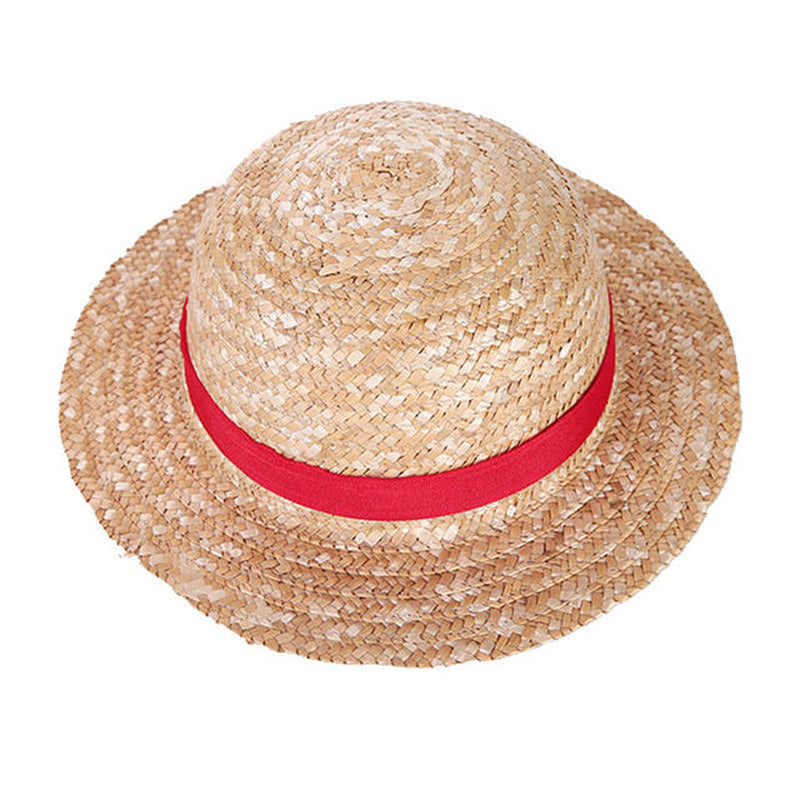 One Piece Straw Hat | Luffy Flat Hat | One Piece Beach Hat 