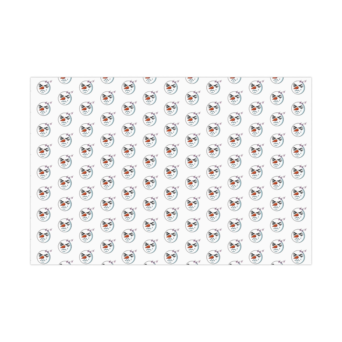Snowman Dio Face Meme Eco Gift Wrap Papers