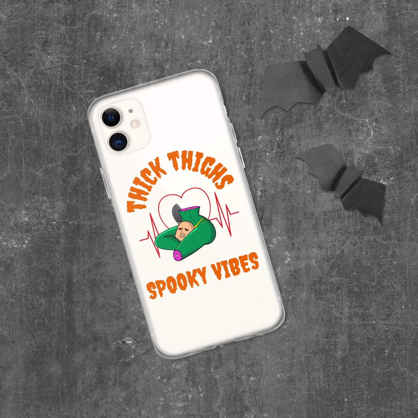 Vinilo o funda para iPhone Muslos gruesos Spooky Vibes