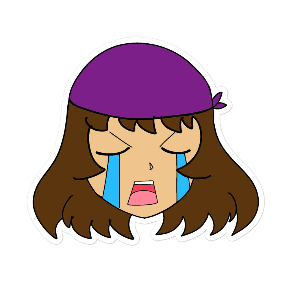 Cynthia Crying Anime Sticker