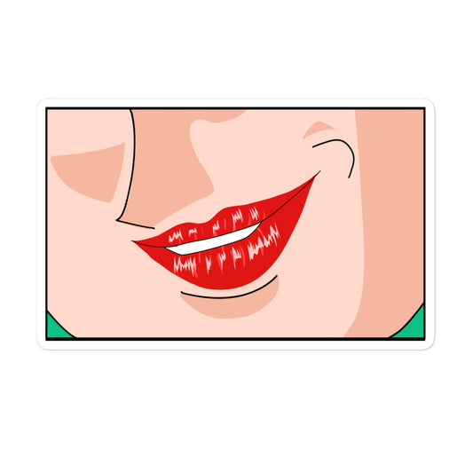 Emily Mom Evil Smile Anime Sticker