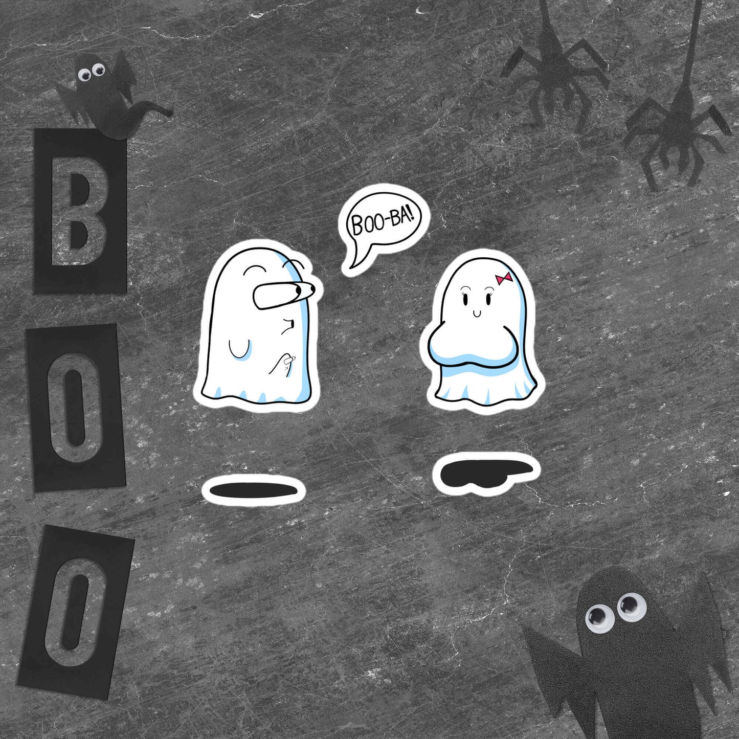 Fantasma Boo-ba! Pegatina