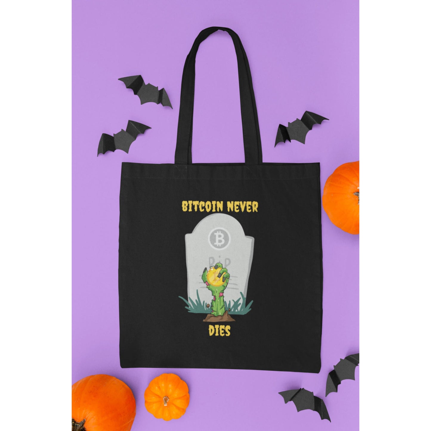 Bitcoin Never Dies Eco Tote Bag