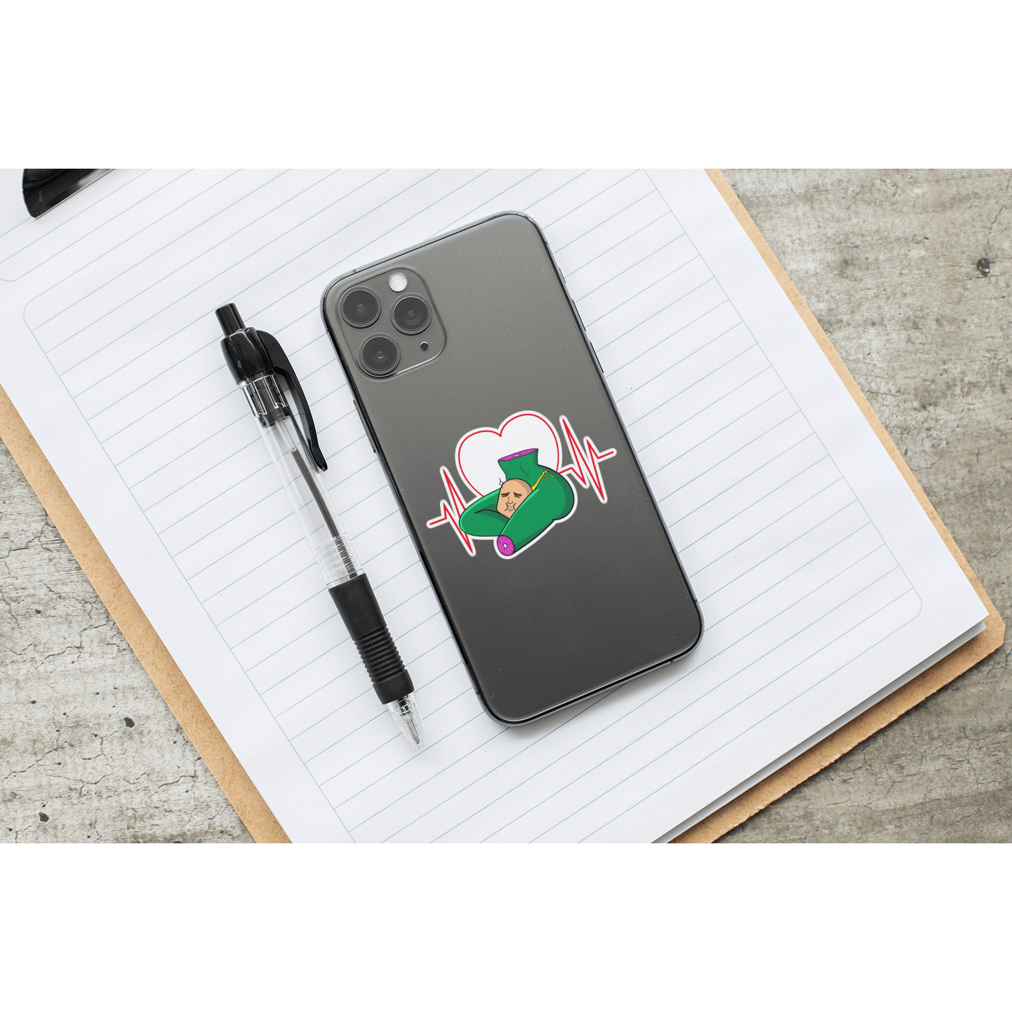 Zombie Anime Girl Thick Thighs Anime Sticker
